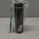 Fijinhom 24 oz Insulated Water Bottle with Handle, 304 Stainless Steel Water Bottles with Wide Mouth, Double Wall Vacuum Sports Water Bottle, BPA Free, Keep Cold and Hot, Black