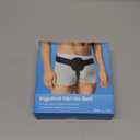 Hernia Belts for Men Inguinal, Hernia Support for Women and Men, Hernia Truss for Left or Right Side, Groin Belt, Adjustable Waist Strap with Removable Compression Pads (Large, Black)