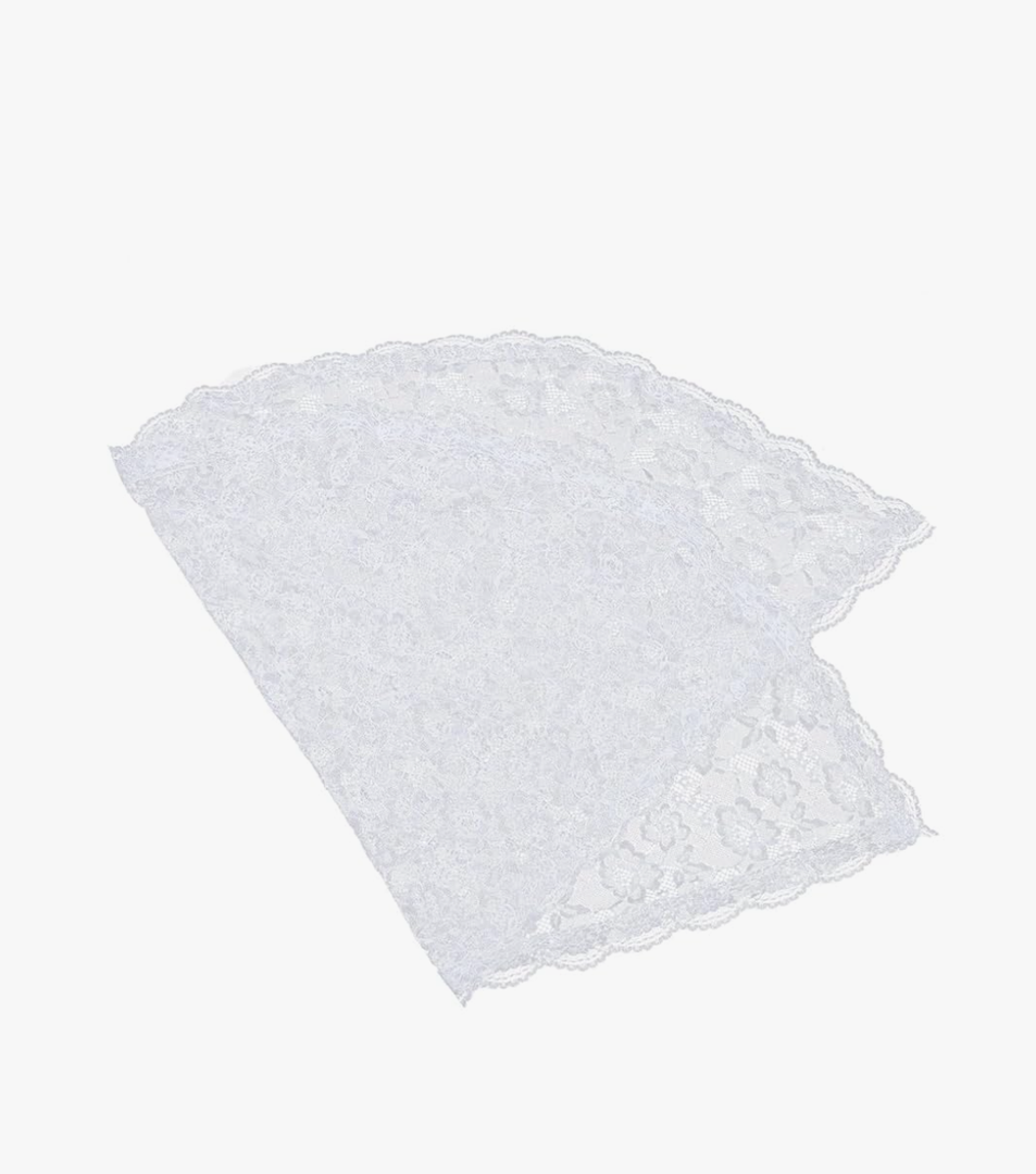 TENDYCOCO Veil Headdress Shoulder Bridal Wedding Veils Women Scarf Veils Turbans for Women Chapel Floral Veil