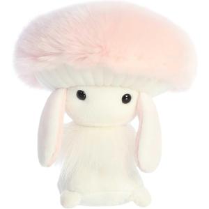 Aurora Vibrant Spring Fungi Friends Stuffed Animal - Decorative Companion - Endless Fun - Pink 6 Inches