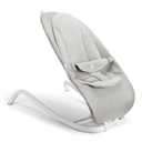 Munchkin Electric Baby Bouncer & Rocker with Digital Touch Display, Soothing Sounds & 3 Recline Positions - Automatic Bouncing & Rocking, Grey