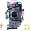 Carburetor for Yamaha YZ400F YZ450F YFZ450 WR400F WR426F WR450F/ Kawasaki KLX450R KX450F/ Suzuki DRZ400/ TE450 TC450 400EXC 450EXC FCR 39MM ATV Carb