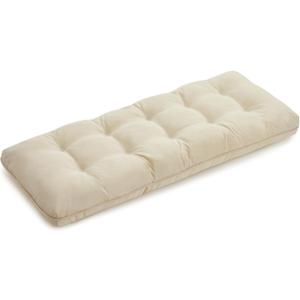 4" Thick Outdoor Bench Cushion 48x18x4 Inch, Waterproof Patio Furniture Cushions, Bench Seat Cushion for Porch Swing, Window, Indoor