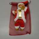 Climbing Santa Claus 9" Christmas Ornament Xmas Decoration Climbs Up and Down Battery Operated Toy with Light Music and Sound Animated Climbing on Beads Musical Moving Figure Xmas Christmas Ornament