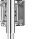 VEVOR Trailer Jack with Wheel, 1000 lbs Load Capacity, Heavy Duty Swivel Boat Trailer Jack with PP Single Wheel & Ergonomic Handle, 10-inch Lift, Fit for RVs, Boats, Horse Trailers, Utility Trailers