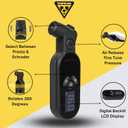Topeak SmartGauge D2X Digital Tire Pressure Gauge - Accurate and Easy-to-Use Bike Pressure Gauge with Digital Display - Measures PSI for Presta and Schrader Valves