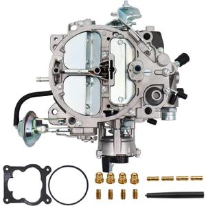 Rochester Quadrajet Carburetor New 4 Barrel for 1904R 1906R 4MV Carb Fits for Chevy 1980-1989 305-350c.i Engines 1904 1906R Electric Choke 750 CFM Vacuum Secondary with Gaskets Jets Plugs