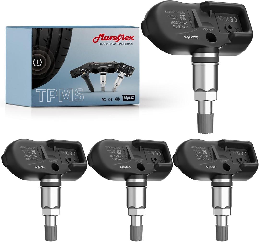 Marsflex TPMS Sensor PMV-C010 Fit for Toyota Camry RAV4 Corolla Highlander Prius Avalon, for Lexus Scion Subaru, 4PCS Tire Pressure Monitoring Sensor Replaces 4260706020 315MHZ
