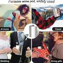 8 Oz Flask for Men, Leakproof Stainless Steel Flask with Funnel, Ideal for Camping and Gifting