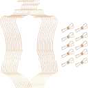 Stylish Body Shape Bikini Hanger Wire Display Set of Ten - Metal Lingerie Hangers for Swimsuits and Bathing Suits Hangers - Showcase and Organize Your Swimwear Collection with Elegance (Gold)