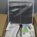 Solar Ceiling Fan Light, 20000mAh Portable Gazebo fan with 30W Solar Powered Fan with Remote Control, Outdoor Ceiling Fan  
