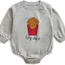Simplee kids Baby Girl Outfits Long Sleeve Romper for Baby Boy Spring Fall Clothing Print Cartoon Baby Summer Romper