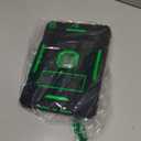 ZoneFoker Case for iPad 9th/8th/7th Generation 2021/2020/2019(10.2 inch), Heavy Duty Military Grade Shockproof Rugged Protective 10.2" Cover with Built-in Stand for iPad 9 8 7 Gen (Black/Green)