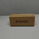 AMI PARTS WPW10430639 W10324876 Freezer Door Shelf Bin compatible with Whirlpool Kenmore Refrigerator Door Shelves-Fit for Freezer Side Door (transparent)-Send Scouring Pad