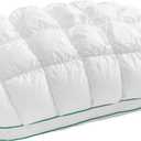 Fluffy Support Bed Pillow Queen Size, Super Soft Premium Down-Alternative Filling for Sleeping, Luxury Hotel Quality Bed Pillows for Side Sleeper (White)