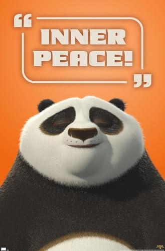 Kung Fu Panda 4 - Inner Peace Wall Poster, 34L" x 22.4W", Unframed Version, Pack of 2