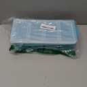 Silicone Freezer Tray With Lid - Silicone Freezer Food Molds- Large Ice Cube Tray,Silicone Freezer Container,Freeze & Store Soup, Sauce, Broth,Leftovers - Makes 4 Perfect 1 Cup (2Pack-Aqua)