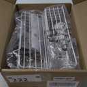 TAILI Shower Caddy Suction Cup 2 Pack with Hooks & Soap Holder, Heavy Duty Shower Organizer for Bathroom, No Drilling Bathroom Organizer with Large Capacity, Metal Storage Basket-White