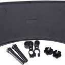 Wheelchair Tray, Detachable Wheelchair Table Removable Adult,Mobility Accessory Attachment Cup Holder Durable, Wheelchair Accessories,Fits Wheelchair Arms of 16" - 20", with Secure Straps