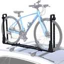 Roof Bike Rack Mount Upright Rooftop Bike Rack with Two Arms 1 Bike Carrier Car Roof Bicycle for Car SUV Only Suitable for Removable Crossbars