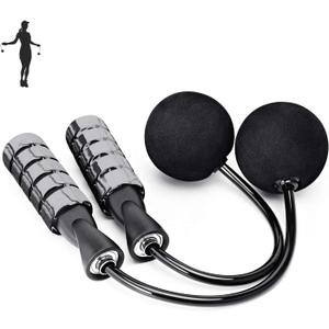 Jump Rope, Training Ropeless Skipping Rope for Fitness, Adjustable Weighted Cordless Jump Rope for Men and Women