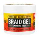 AllDay Locks Braid Gel Extreme Hold - Braiding Gel for Cornrows, Locks, & Twisting, Moisturizing Edge Control for Women and Men, Natural Formula for Extreme Hold - 10 oz Jar