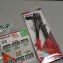 Arrow Heavy Duty Riveter Kit, Professional Pop Rivet Gun with Assorted 120 Rivets