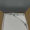 VIMBER Corner Shelf, 5-Tier Corner Bookshelf, Industrial Corner Ladder Shelf, Modern Display Shelf for Living Room, Bedroom, Kitchen, Home Office, White UJSJ001W