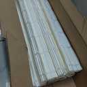 LazBlinds No Drill Cordless Roman Shades for Windows, 20" W x 48" H, White