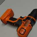 BLACK+DECKER 20V MAX Cordless Drill and Driver, 3/8 Inch, With LED Work Light, Battery and Charger Included (LDX120C)