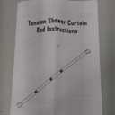 Shower Curtain Rod Adjustable 31-80 inch, 1" Diameter Spring Tension Curtain Pole No Drill, Anti-Rust Dust-proof Shower Rod, Telescopic Rod for Bathroom Matte Black (31-80 inch)