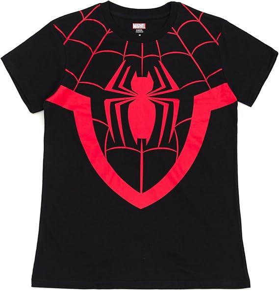 Marvel Matching Family Cosplay T-Shirt Infant to Adult Sizes (12 Months - 2XL) (Black, Miles Morales)