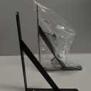 12 Pack L12 x H 8" Black Heavy Duty Shelf Brackets with Screws Metal Shelf Brackets Shelf Support Angle Brackets for Shelves L Brackets Heavy Duty Floating Shelf DIY