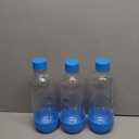 Replacement Carbonating Sparkling Water Bottles for SodaStream - 1 Liter, BPA-Free & Leak-Proof (Compatible with Fizzi, One Touch, Jet, Source, Play, Genesis, Power Models) - 3-Pack (Multi)