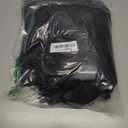 WOOSEA Women Sleeveless V Neck Split Evening Cocktail Long Dress (Black)