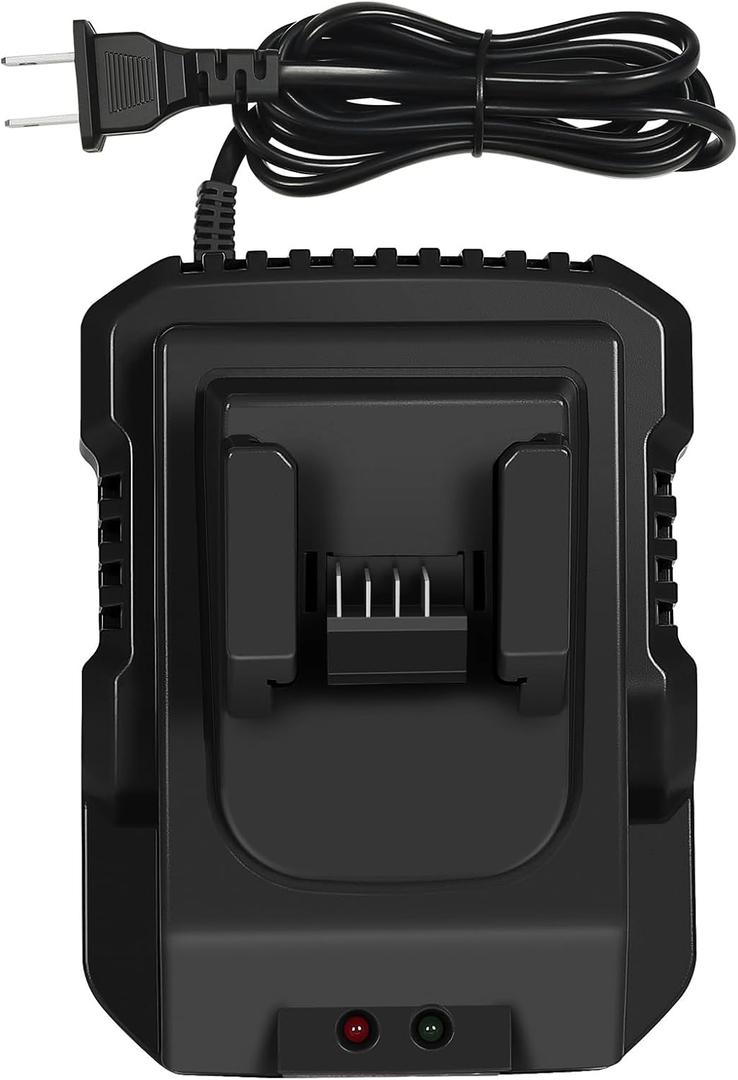 High - Speed Battery Charging Station Compatible with Milwaukee M18 Charger & 18V Lithium Batteries for Milwaukee Tools (Large, black)