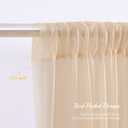 10x10ft Champagne Tulle Backdrop Curtain for Parties, Semi-Sheer Backdrop Curtains for Wedding Baby Shower Birthday Party Photo Shoot Decorations