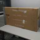 DUMOS 42" Freestanding Electric Fireplace, 1500W/750W Wall Mounted or Recessed Insert Fireplaces Heater with Remote Control,13 Adjustable Flame Color, 12H Timer, Touch Screen, Inky