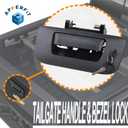 APPERFiT Locking Tailgate Handle Latch w/Bezel & Lock Cylinder 22755305 Compatible with 2007-2014 Chevrolet Chevy Silverado GMC Sierra 1500 2500 3500 Truck Bed Tail Gate Door Panel