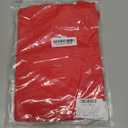 Girls Off The Shoulder Tops Short Sleeve Oversized T Shirts Rolled Cuffs Loose Fit Crop Tops for Kids, R ed, 13-14 Years