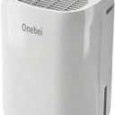 2500 Sq.Ft Dehumidifier, Max 50 Pint/D, Smart Compressor Dehumidifier with 2.8L Water Tank, 1-24H Timing, Auto Defrost, Automatic Cycle Dehumidification for Basement, Bathroom, Bedroom