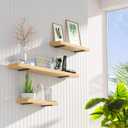 6 Pack Floating Shelf Bracket 6 Inch, Heavy Duty Hidden L Brackets, DIY Rustic Industrial Shelf Brackets with Modern Iron Finish(Black)