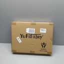 YUFIFAIRY Small Folding Camping Table, 2ft Portable Table with 3 Adjustable Heights, Aluminum Lightweight Foldable Picnic Table with Mesh Layer and Extension Legs for RV, BBQ and Indoor