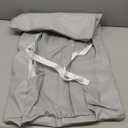 Vegan Leather Changing Pad Cover with Zipper - 31"X 16" - Waterproof Wipeable, Extra Thick & Portable & Non-Slip Diaper Mat - Fits Standard Changing Tables (Gray)