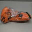 OneTigris Mesh Design Tactical No Pull Dog Harness for Large Dogs, Breathable Service Dog Vest Harness with Handle, Military Dogs Vest with Molle Panels for Walking Hiking (Orange, X-Large)