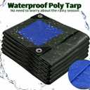 TARPAL 30x50 Feet Green Tarp Waterproof Multipurpose Protective Cover All Purpose Outdoor Poly Tarps Cover for Swimming Pool, Roof Waterproofing,Boat, car, Camping, firewood,Outdoor Furniture,etc, 30x50 Feet-Finished size