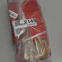 Vanhel 50 PCS Red Paper Gift Bags: 8x4.25x10.5 Inch Bags with Handles, Ideal for Christmas, Halloween, Tail, Commercial & Wedding Events