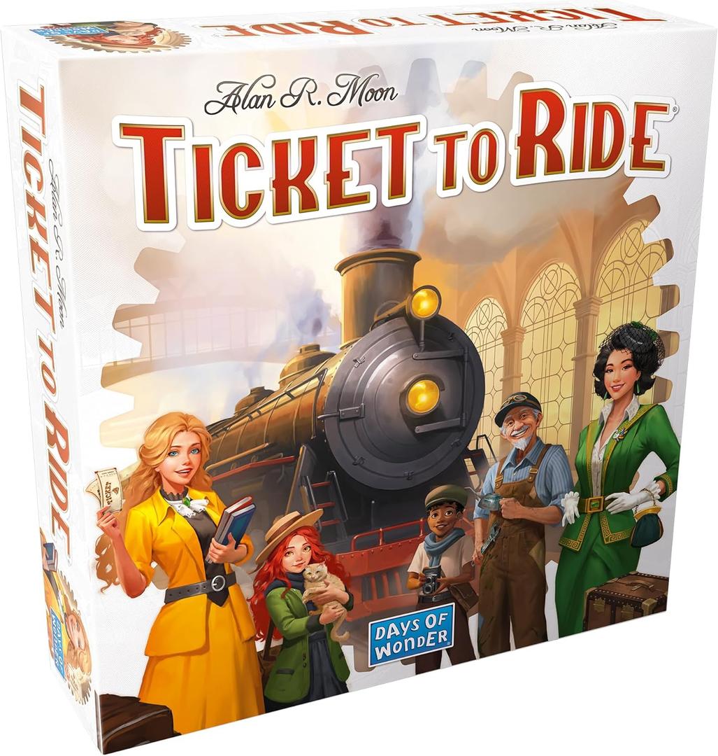 Asmodee Ticket to Ride Board Game (2025 Refresh) - A Cross-Country Train Adventure for Friends and Family, Strategy Game for Kids & Adults, Ages 8+, 2-5 Players, 30-60 Minute Playtime Asmodee Ticket to Ride Board Game (2025 Refresh) - A Cross-Country Train Adventure for Friends and Family, Strategy Game for Kids & Adults, Ages 8+, 2-5 Players, 30-60 Minute Playtime