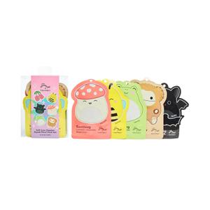 Self-Care Slumber Squad Sheet Mask Set – 5 Piece Korean Skincare Gift Set with Face & Foot Masks for Hydrating, Soothing, Brightening & Nourishing Skin