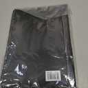 Samsill Vintage Leather Mini 3 Ring Zipper Binder, 1 Inch Round Ring Capacity (Holds 200 Sheets), 5.5 x 8.5 Inch Documents, Notebook Organizer, Planner, Black with Contrast Stitching